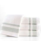 Jacquard Turkish Cotton Bath Towels - 4 Piece Set Arconiz