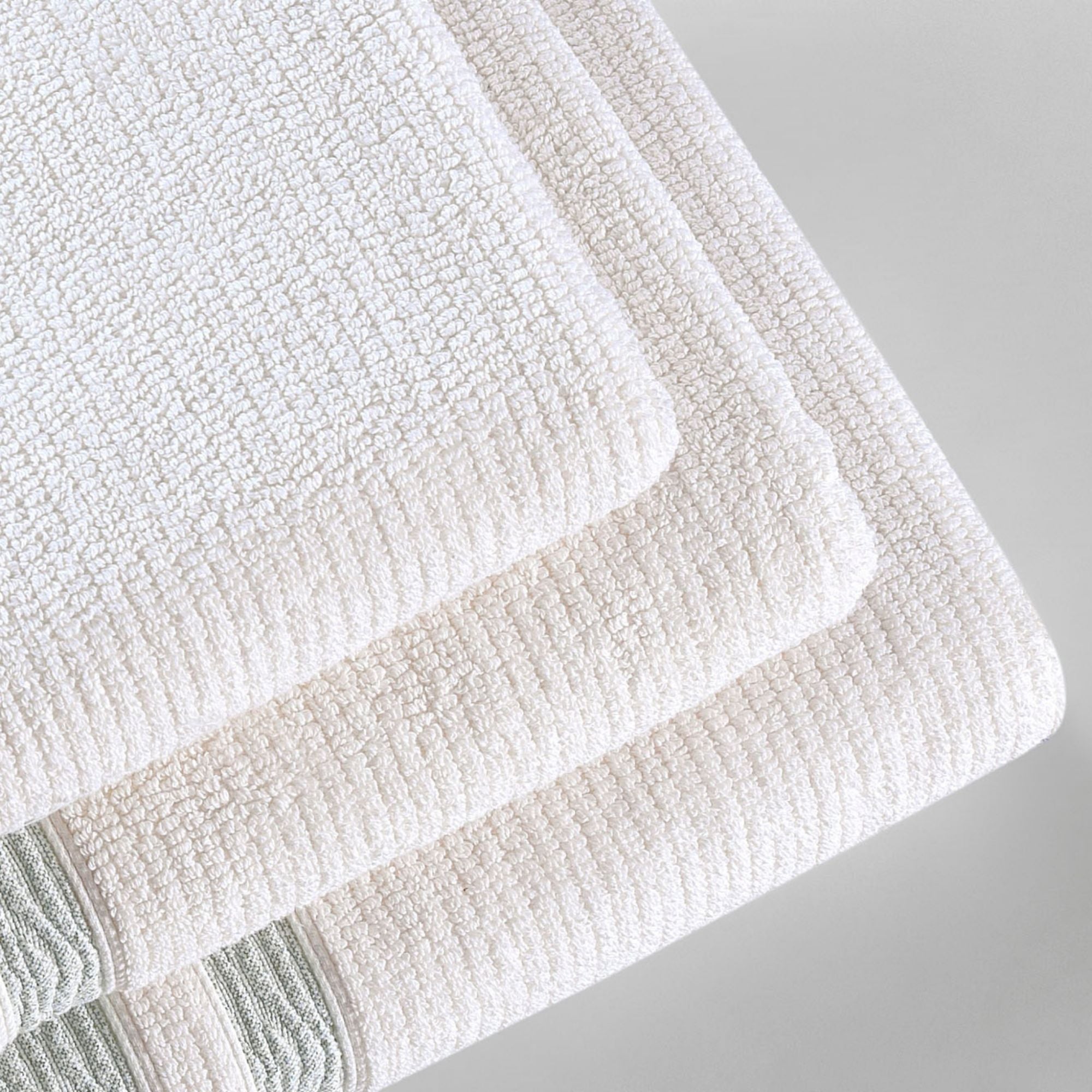 Jacquard Turkish Cotton Bath Towels - 4 Piece Set Arconiz