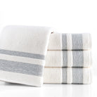 Jacquard Turkish Cotton Bath Towels - 4 Piece Set Arconiz