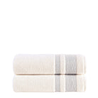 Jacquard Turkish Cotton Bath Towels - 2 Piece Set Arconiz