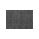 Machine washable solid dark gray area rug, 100% recycled material, kid and pet-friendly, eco-friendly