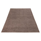 Machine Washable Area Rug in Taupe Brown, Solid Color Rectangular Rug, Brown and Gray Contemporary Design, Kid and Pet Friendly, Eco-Friendly, 2x6, 3x5, 5x7, 8x10 Sizes