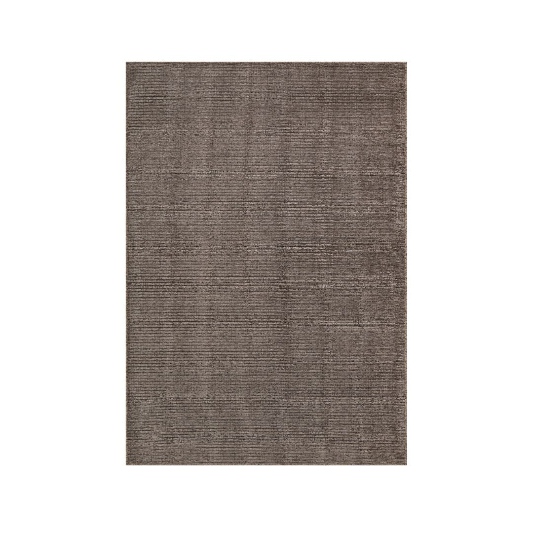 Machine Washable Area Rug in Taupe Brown, Solid Color Rectangular Rug, Brown and Gray Contemporary Design, Kid and Pet Friendly, Eco-Friendly, 2x6, 3x5, 5x7, 8x10 Sizes