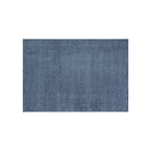 Machine washable solid blue area rug in slate blue color, made from recycled materials, kid and pet-friendly, available in sizes 2x6, 3x5, 5x7, 8x10