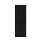 Lolite Solid Non Slip Machine Washable Area Rug, Black