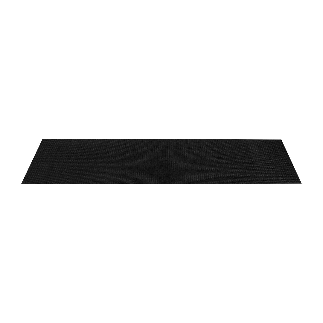 Lolite Solid Non Slip Machine Washable Area Rug, Black