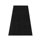 Lolite Solid Non Slip Machine Washable Area Rug, Black