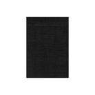 Lolite Solid Non Slip Machine Washable Area Rug, Black