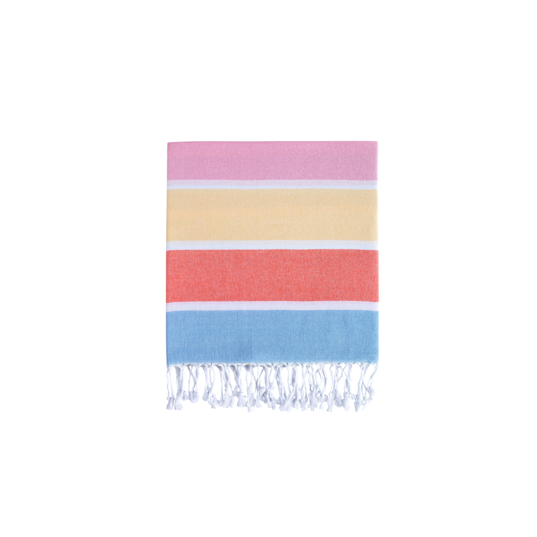 Arconiz Rainbow Turkish Cotton Beach Towel