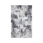 Gray and Black Abstract Area Rug - High Pile, Soft, Durable for High Traffic, 3x5 and 8x10 Sizes