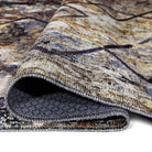 Machine Washable Rugs in 3x5, 2x3, and 2x6 sizes, Eco-Friendly Colors: Gold, Beige, Gray