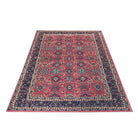 Machine washable area rug made from recycled material, available in red and blue, kid and pet friendly, eco-friendly