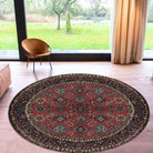 Machine washable area rug made from recycled material, available in red and blue, kid and pet friendly, eco-friendly