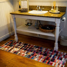 Multicolor Patterned Stripe Rug