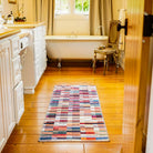 Multicolor Patterned Stripe Rug