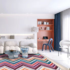 Colorful Chevron Rug