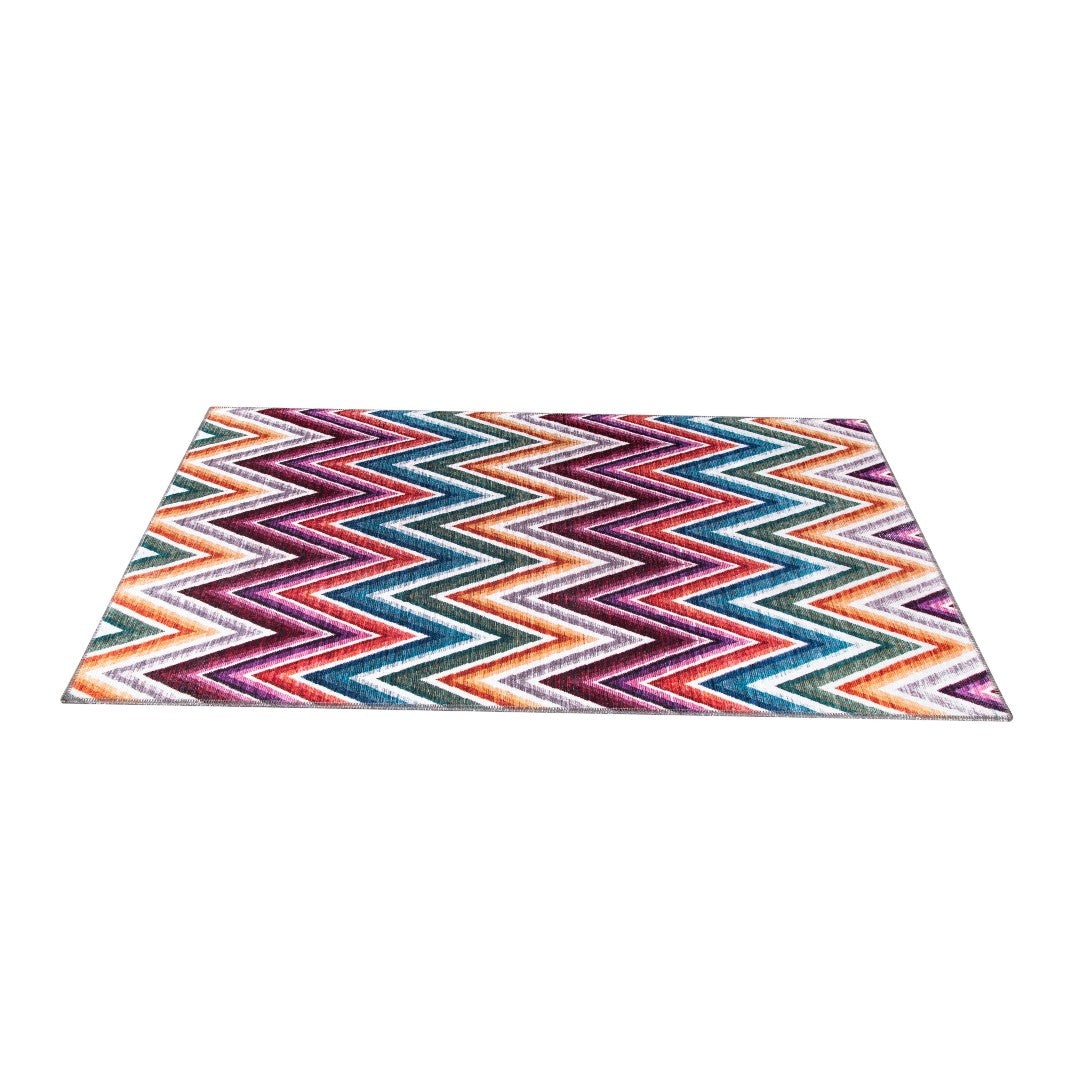 Colorful Chevron Rug