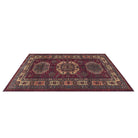 Machine Washable Burgundy Area Rug, Eco-Friendly, Recycled, Kid and Pet Friendly, Stain Resistant, available sizes 2X3, 2X6, 3X5, 5X48