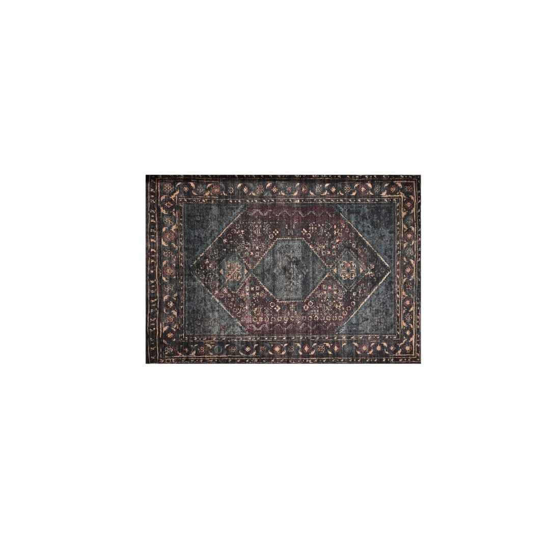 Machine Washable Charcoal Area Rug, Eco-Friendly Recycled Material, Kid and Pet Friendly, Perfect for High Traffic Areas, Available Sizes 2X3, 2X6, 3X5, 5X7