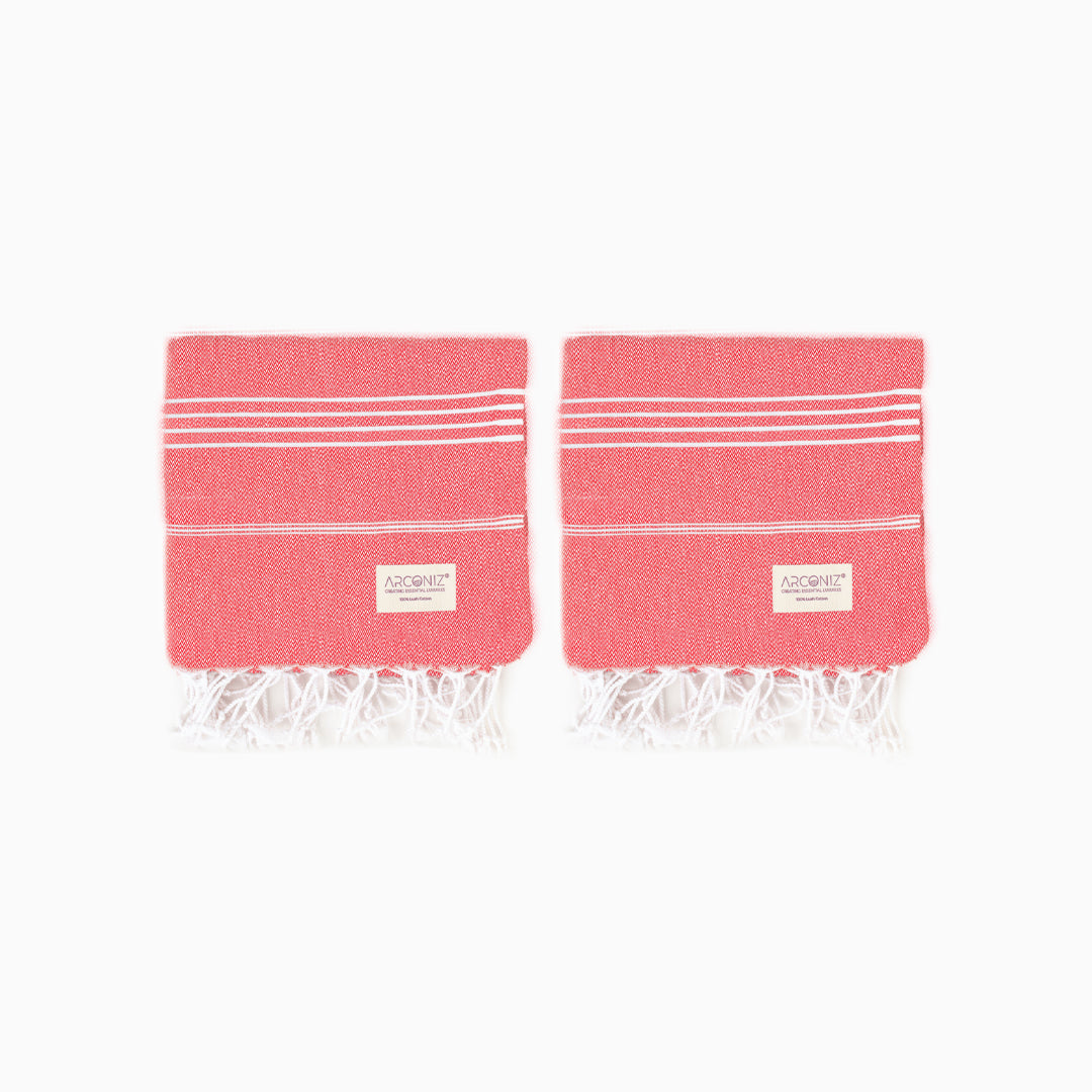 Luxurious Turkish Cotton Beach Towel Set (2 Pack)