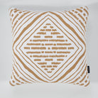 Brown Geometric Cotton Pillow Covers Arconiz