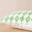 Diamond Pattern Green Pillow Covers