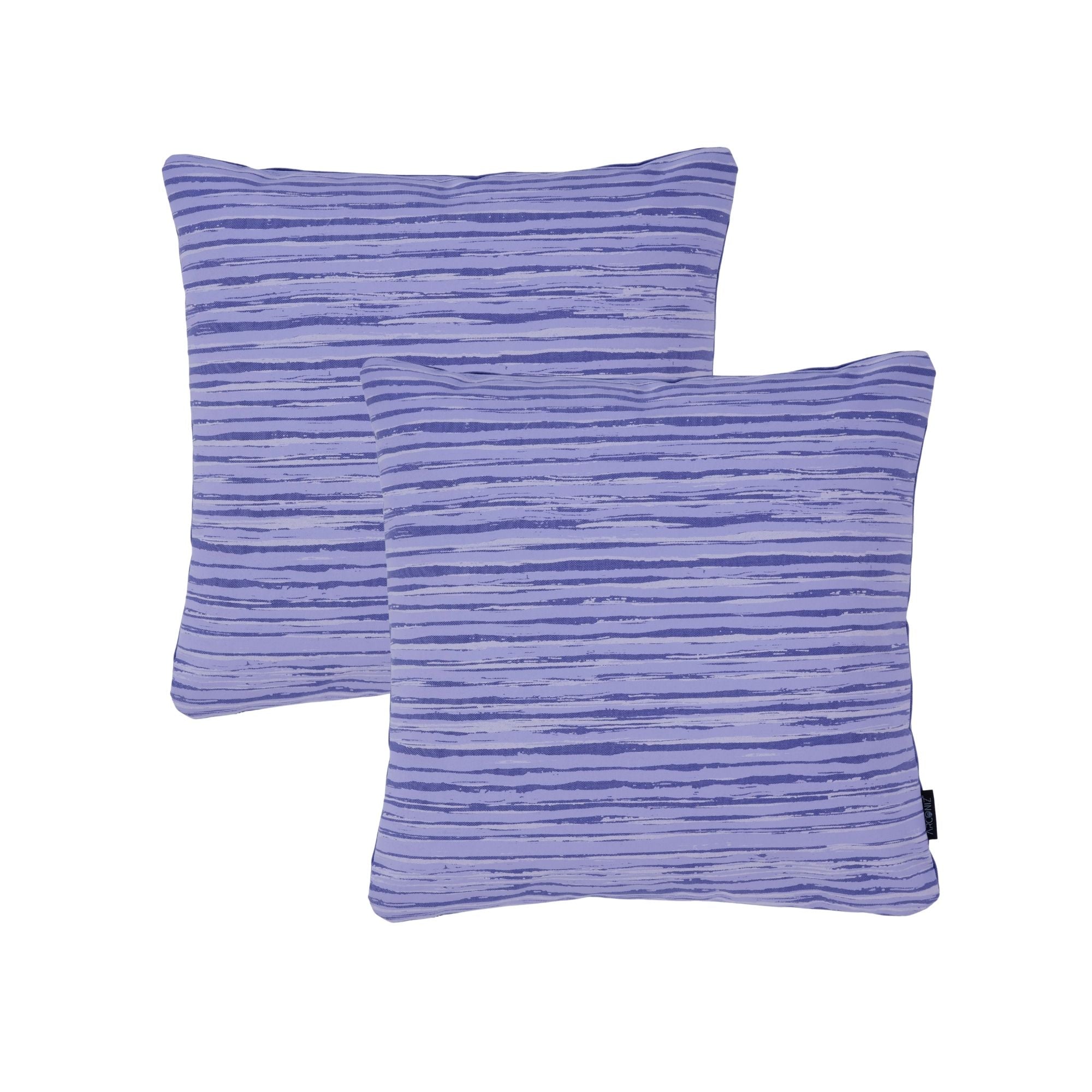 Lilac Linen Texture Cotton Pillow Covers Arconiz