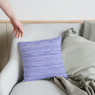 Lilac Linen Texture Cotton Pillow Covers