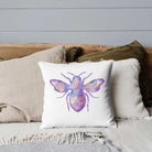 Bee Illustration Pillow Cotton Pillow Covers