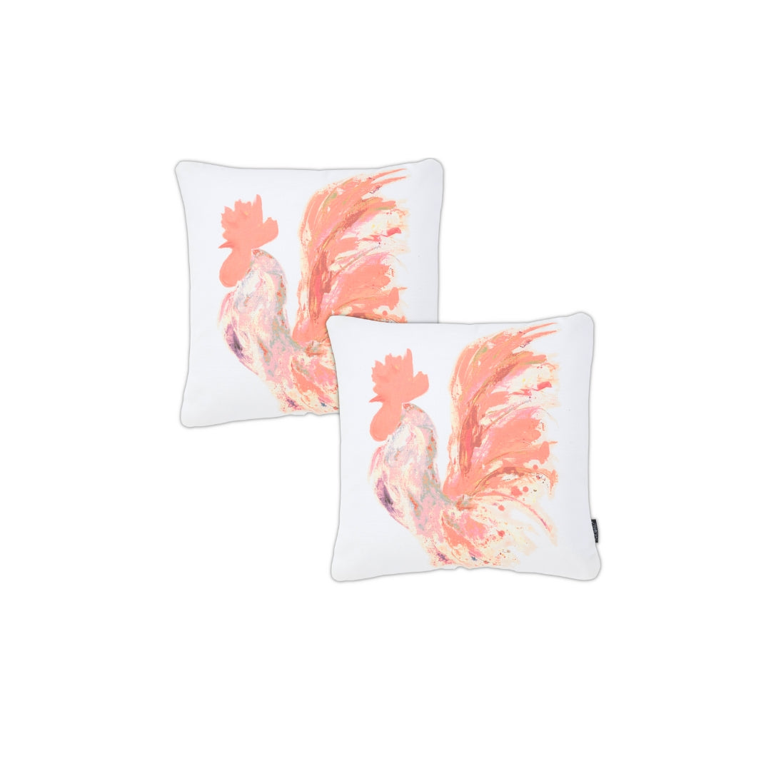 Designer Cotton Boho Throw Pillow Covers - Set of 2