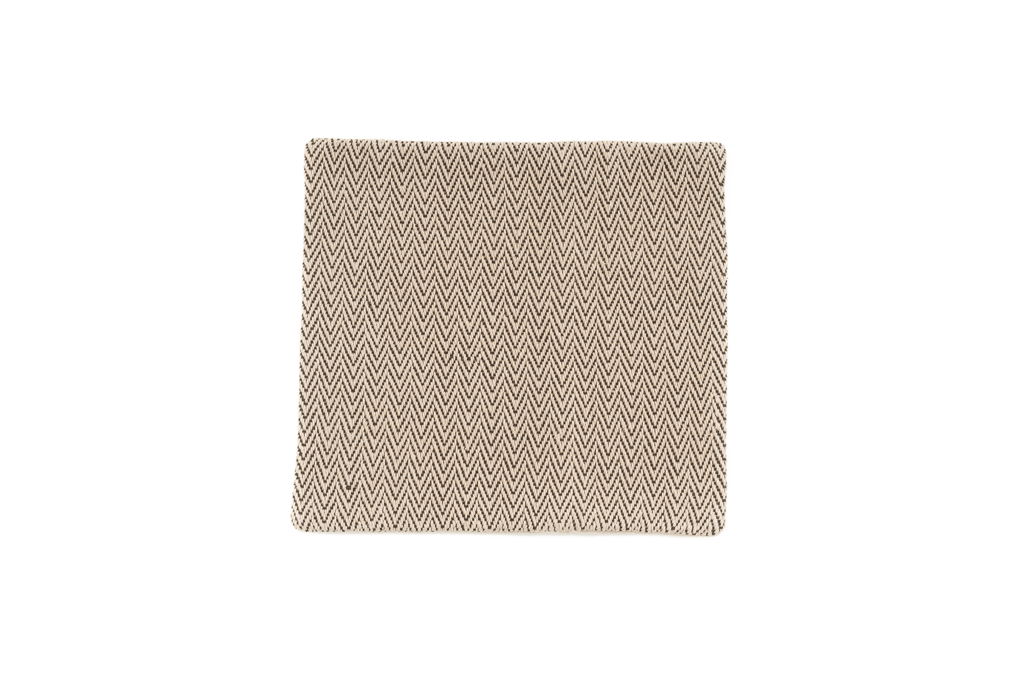 Scales Handwoven Hemp Pillow Case, Chevron Beige - 9IHRDOK002006 - Arconiz