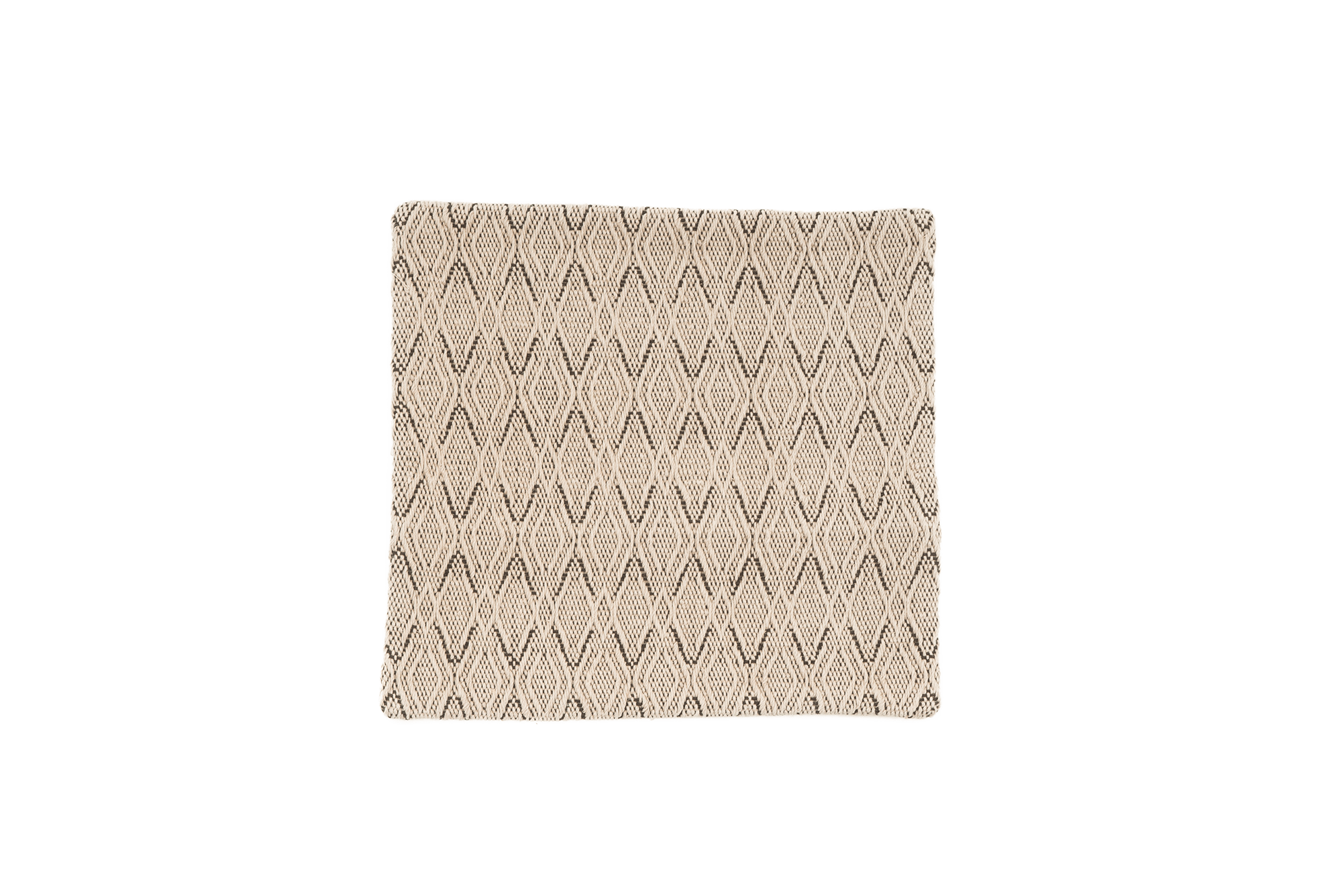 Fog Handwoven Hemp Pillow Case, Bohemian Diamond-Weave Beige - 9IHRDOK002009 - Arconiz