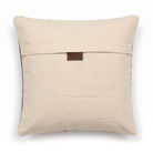 Beige Neutral Chevron Pillow Cover 20x20 - cotton canvas back with hidden zipper and Arconiz label - K-0051
