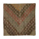Beige & Sage vintage rug chevron pillow cover 20" x 20" - PC-CHE-BEI-5050-004 - Arconiz