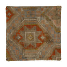 Rust & Grey vintage rug medallion pillow cover 20" x 20" - PC-MED-RUS-5050-002 - Arconiz