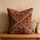 Rust Western Diamond Pillow Cover 20x20 - console - K-0058