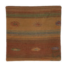 Rust & Gold kilim stripe pillow cover 20" x 20" - PC-STR-RUS-5050-001 - Arconiz