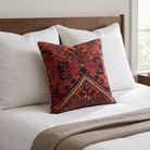 Red Western Medallion Pillow Cover 20x20 - bedroom - L-0022
