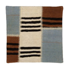 Blue & Brown kilim patchwork pillow cover 20" x 20" - PC-PAT-BLU-5050-009 - Arconiz