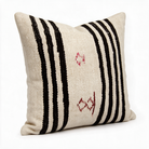 Black Modern Stripe Pillow Cover 20x20 - styled view - N-0006