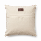 Red Western Bull Pillow Cover 20x20 - cotton canvas back with hidden zipper and Arconiz label - N-0027