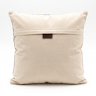 Blue Coastal Stripe Pillow Cover 20x20 - cotton canvas back with hidden zipper and Arconiz label - N-0063