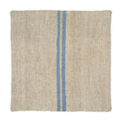 Blue & Cream hemp kilim stripe pillow cover 20" x 20" - PC-STR-BLU-5050-020 - Arconiz