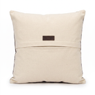 Black Farmhouse Check Pillow Cover 20x20 - cotton canvas back with hidden zipper and Arconiz label - N-0093