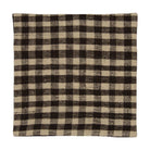 Black & Cream wool check pillow cover 20" x 20" - PC-CHE-BLA-5050-011 - Arconiz
