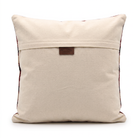 Black Boho Stripe Pillow Cover 18x18 - cotton canvas back with hidden zipper and Arconiz label - N-0127