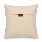 Pink Boho Patchwork Pillow Cover 18x18 - cotton canvas back with hidden zipper and Arconiz label - N-0133