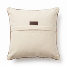 Rust Boho Medallion Pillow Cover 18x18 - cotton canvas back with hidden zipper and Arconiz label - N-0139