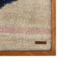 Solid wood frame corner and Arconiz maker's label - WA-FSH-NAV-5050-024
