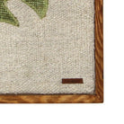Solid wood frame corner and Arconiz maker's label - WA-FSH-OLI-5050-028